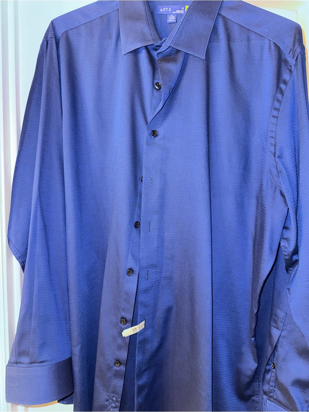 Apt. 9 Men's Royal Blue Long-Sleeve Dress Shirt